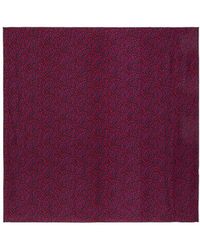 Saint Laurent - Square Silk Scarf - Lyst