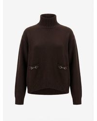 Gucci - High Neck Knitted Jumper - Lyst