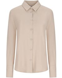 Max Mara - Mxpbadesse Collared Long-Sleeve Shirt - Lyst