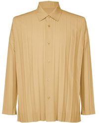Homme Plissé Issey Miyake - Homme Plissé Issey Miyake Edge Shirt - Lyst