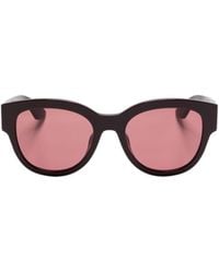 McQueen - Eyewear Round Frame Sunglasses - Lyst