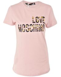 Moschino - Cartoon Letter Logo T-Shirt - Lyst