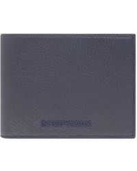 Emporio Armani - Logo-Rubberised Leather Wallet And Card Holder (Set Of Two) - Lyst