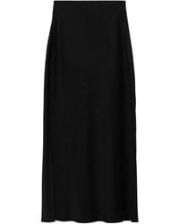 Brunello Cucinelli - Satin Cady Maxi Skirt - Lyst