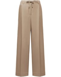 Moncler - Wool Gabardine Tailored Pants - Lyst
