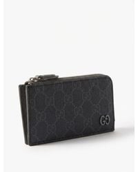 Gucci - Monogrammed Zip-Around Wallet - Lyst