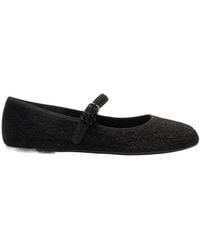 Casadei - C-Chain Strap Ballet Flats - Lyst
