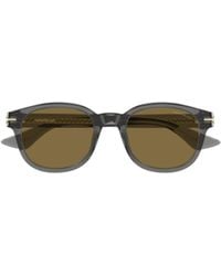 Montblanc - Eyewear Square Frame Sunglasses - Lyst