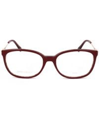 Jimmy Choo - Eyewear Rectangular Frame Glasses - Lyst
