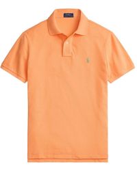 Polo Ralph Lauren - Logo-Embroidered Straight Hem Polo Shirt - Lyst