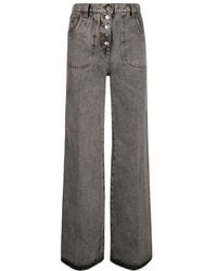 Etro - Logo-Patch Denim Jeans - Lyst