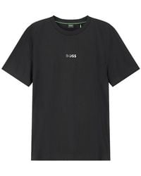 BOSS - Crew-Neck T-Shirt - Lyst
