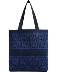 Moncler - Logo Knit Tote Bag - Lyst