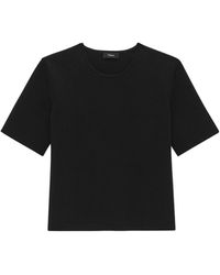 Theory - Short-Sleeved Crewneck Jersey T-Shirt - Lyst