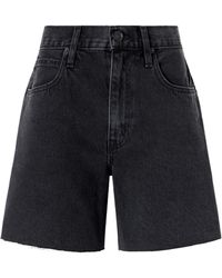SLVRLAKE Denim - Sienna Frayed Denim Shorts - Lyst