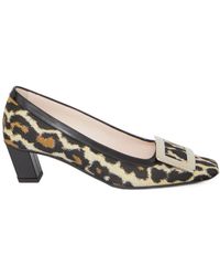 Roger Vivier - Belle Vivier Metal Buckle Pumps - Lyst