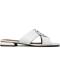 Tory Burch - Miller Cross-Strap Flat Sandals - Lyst