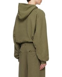 Entire studios - Long Sleeved Double Double Hoodie - Lyst