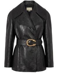 Gucci - Collared Belted Trench Coat - Lyst