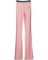 OTTOLINGER - Gingham-Print Trousers - Lyst