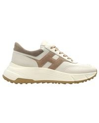 Hogan - Low Top Lace-Up Sneakers - Lyst