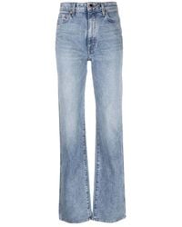 KHAITE - Danielle Straight Leg Jeans - Lyst