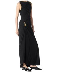 Bottega Veneta - Drop Detailed Sleeveless Dress - Lyst
