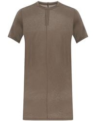 Rick Owens - Crew Neck Short-Sleeved T-Shirt - Lyst