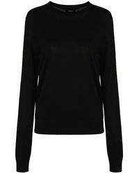 Theory - Long-Sleeved Crewneck Jumper - Lyst