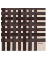 Saint Laurent - Square Scarf - Lyst