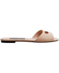 Dolce & Gabbana - Logo Appliqué Slides - Lyst
