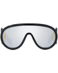 Loewe - Shield Frame Sunglasses - Lyst