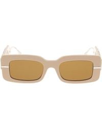 Fendi - Eyewear Rectangle Frame Sunglasses - Lyst