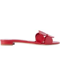 Manolo Blahnik - Round Toe Slippers - Lyst