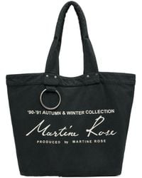Martine Rose - Logo-Print Top Handle Bag - Lyst