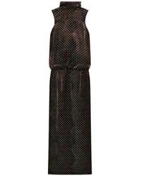Dries Van Noten - Printed High-Neck Dress - Lyst