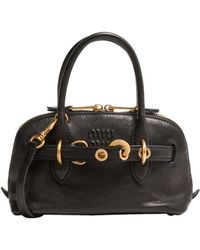 Miu Miu - Aventure Nappa Leather Mini Handbag - Lyst