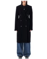 Stella McCartney - Double Breasted Long Sleeved Coat - Lyst