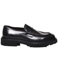 Doucal's - Calfskin Loafers - Lyst
