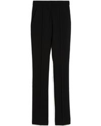 Max Mara - Pressed-Crease Tailored-Cut Trousers - Lyst