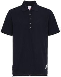 Thom Browne - Classic Pique Stripe Relaxed Polo Shirt - Lyst