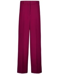 Stella McCartney - Pressed Crease Tailored Trousers - Lyst