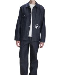 A.P.C. - Grand Jack Logo Denim Jacket - Lyst