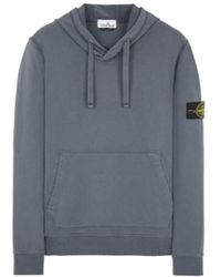 Stone Island - Compass-Patch Cotton Hoodie - Lyst