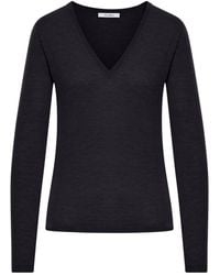Max Mara - Lince V-Neck Knitted Jumper - Lyst