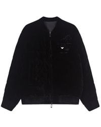 Emporio Armani - Zip-Up Reversible Bomber Jacket - Lyst