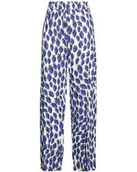 Burberry - Print Casual Trousers - Lyst