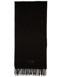 DIESEL - S-Imon-D-Long Fringed Scarf - Lyst