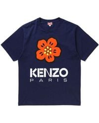 KENZO - Boke Flower Printed Crewneck T-Shirt - Lyst