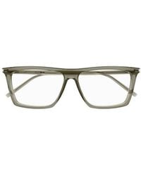 Saint Laurent - Eyewear Sl 803 Rectangular Glasses And Frames - Lyst